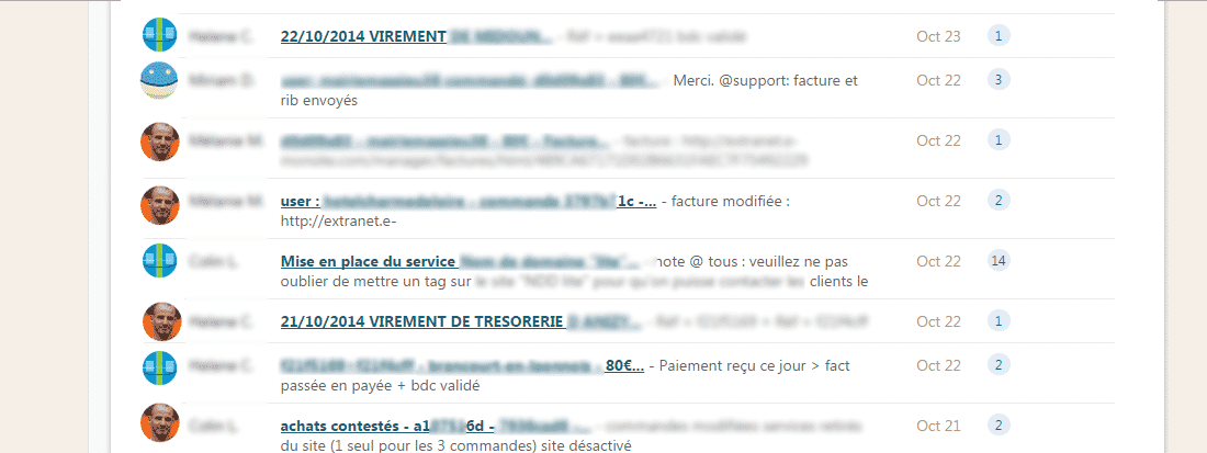 Discussion sur basecamp