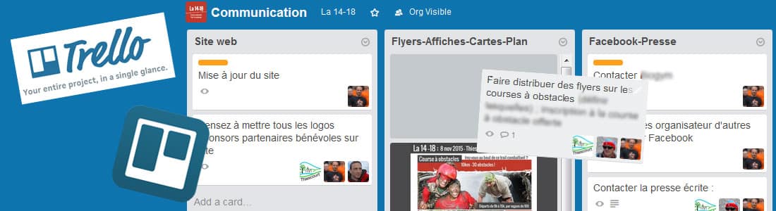 Trello : pour gérer des projets en ligne