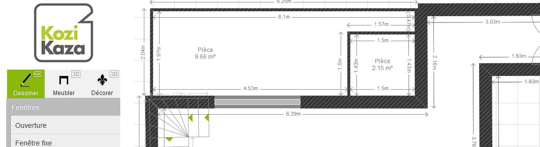 Dessiner les plans de sa maison avec Kozikaza