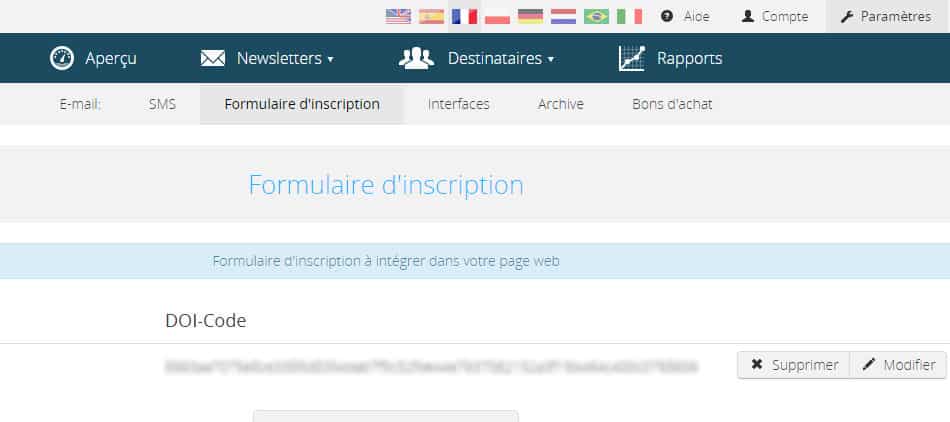 créer un formulaire