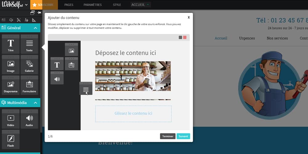 tuto webself