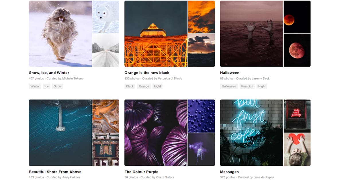 banque image Unsplash