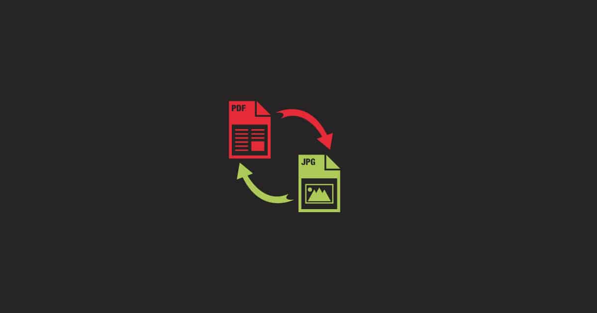 Des outils pour transformer un PDF en JPEG (ou l'inverse)