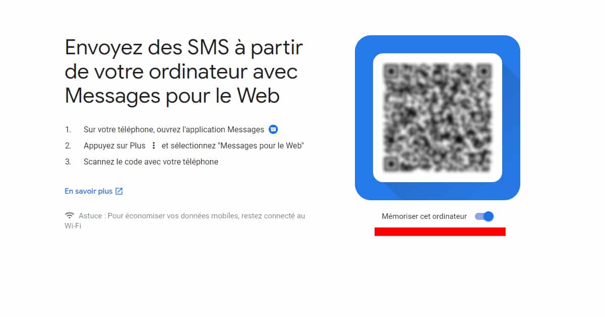 scanner pour connecter