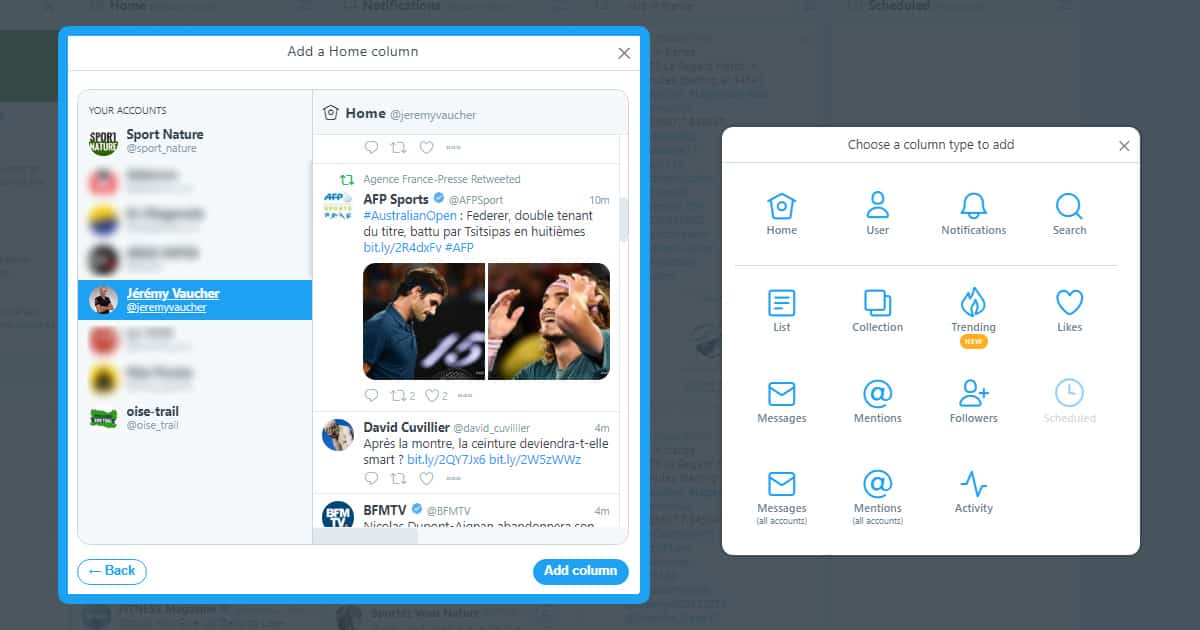 Gérer plusieurs comptes twitter sans se déconnecter