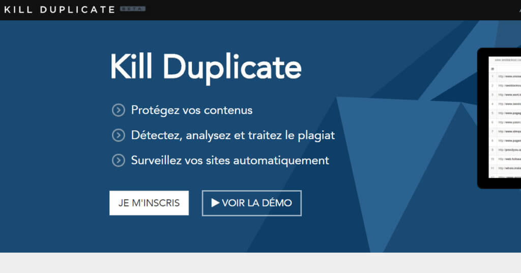 kill duplicate