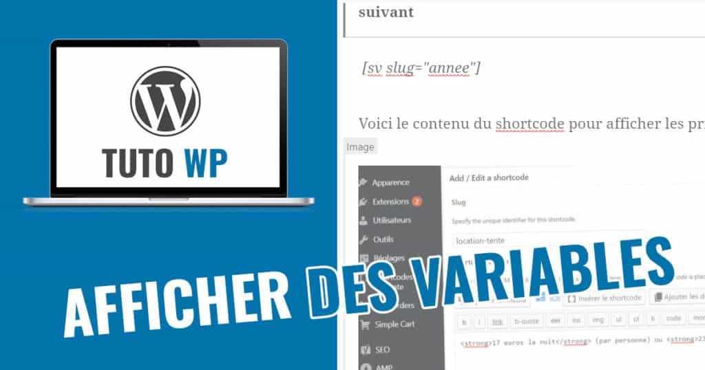variables sur wordpress