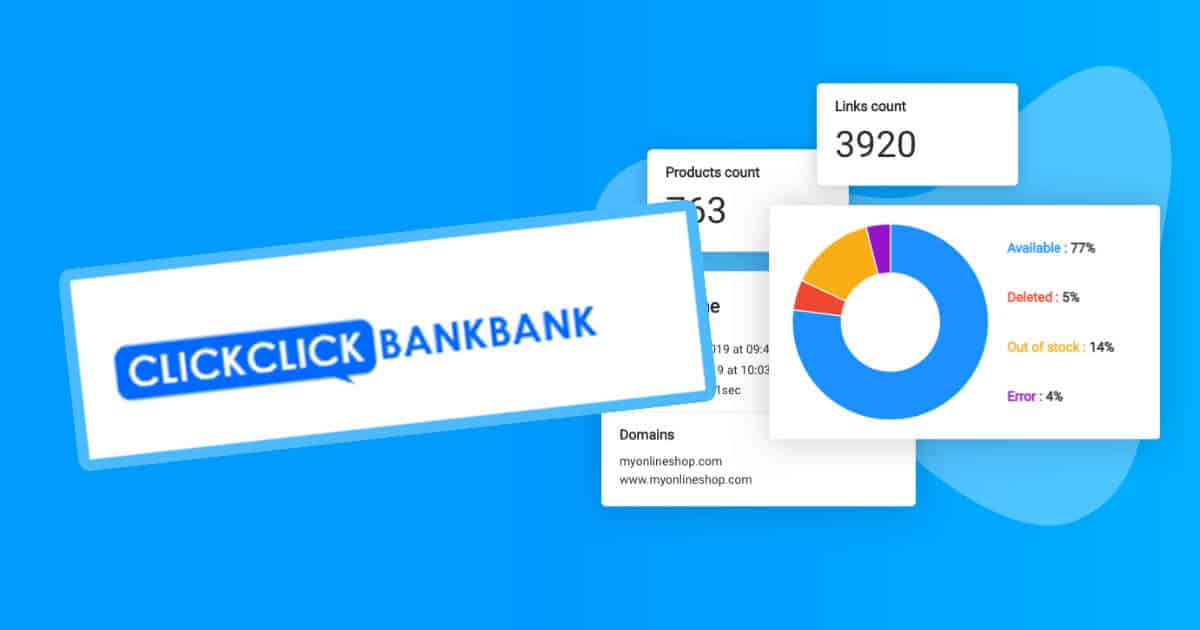 Vérifier ses liens d'affiliation Amazon avec ClickClickBankBank