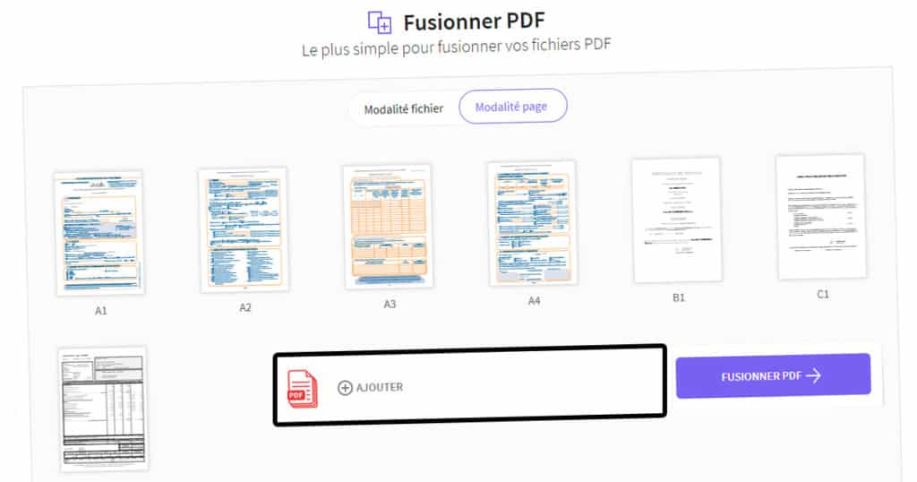 fusionner des pdf