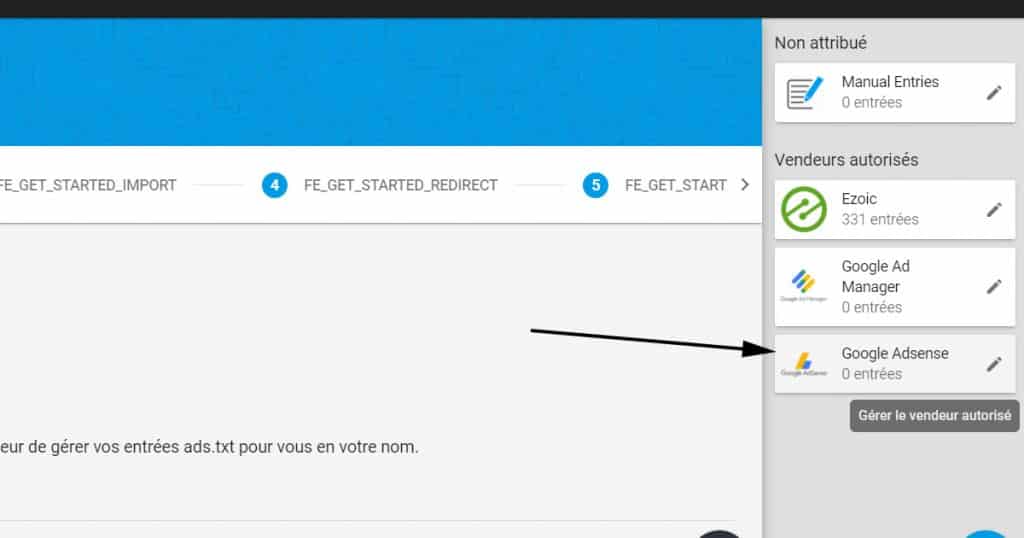 éditer le vendeur