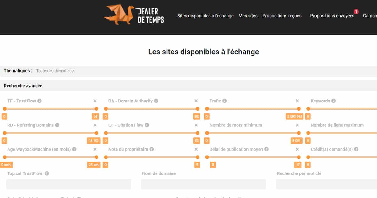 DealerdeTemps, la plateforme de liens du Turfu
