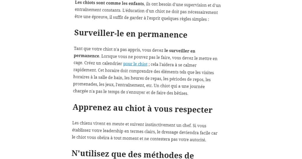 article copié