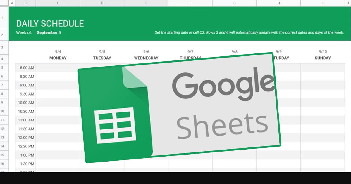 Présentation google sheets