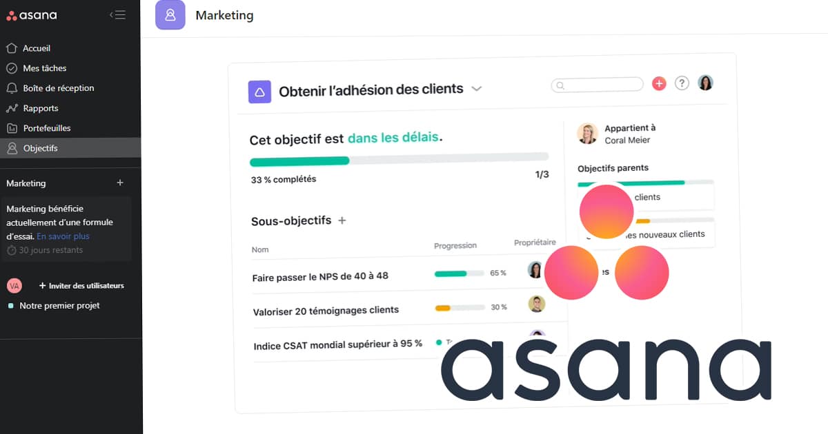 Mon test et avis sur Asana