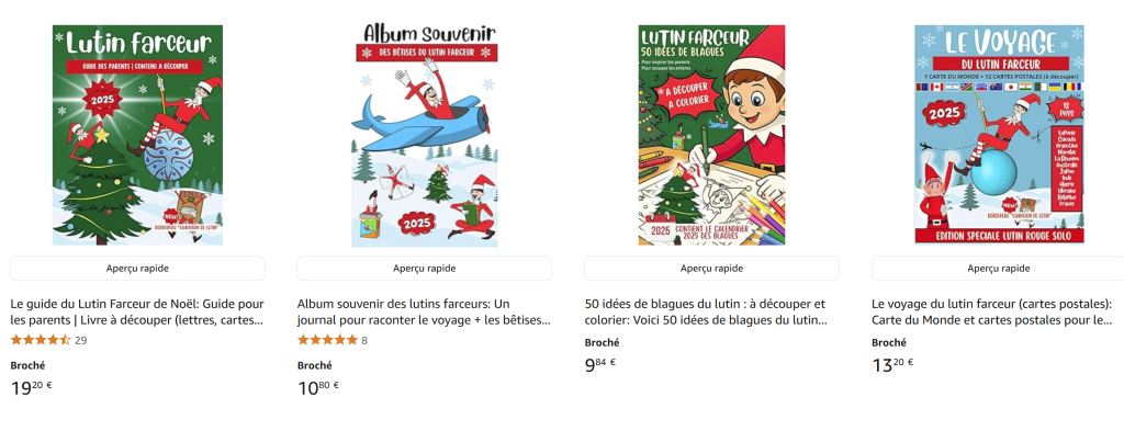 exemple de livre en vente sur amazon KDP
