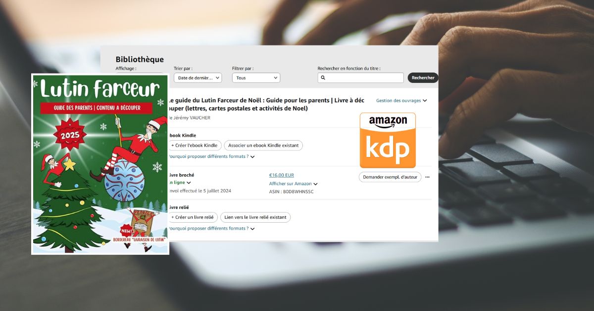 Amazon KDP, gestion des stock ou print à la demande